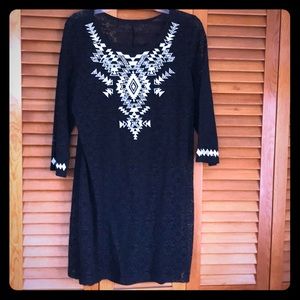 Express dress black lace
